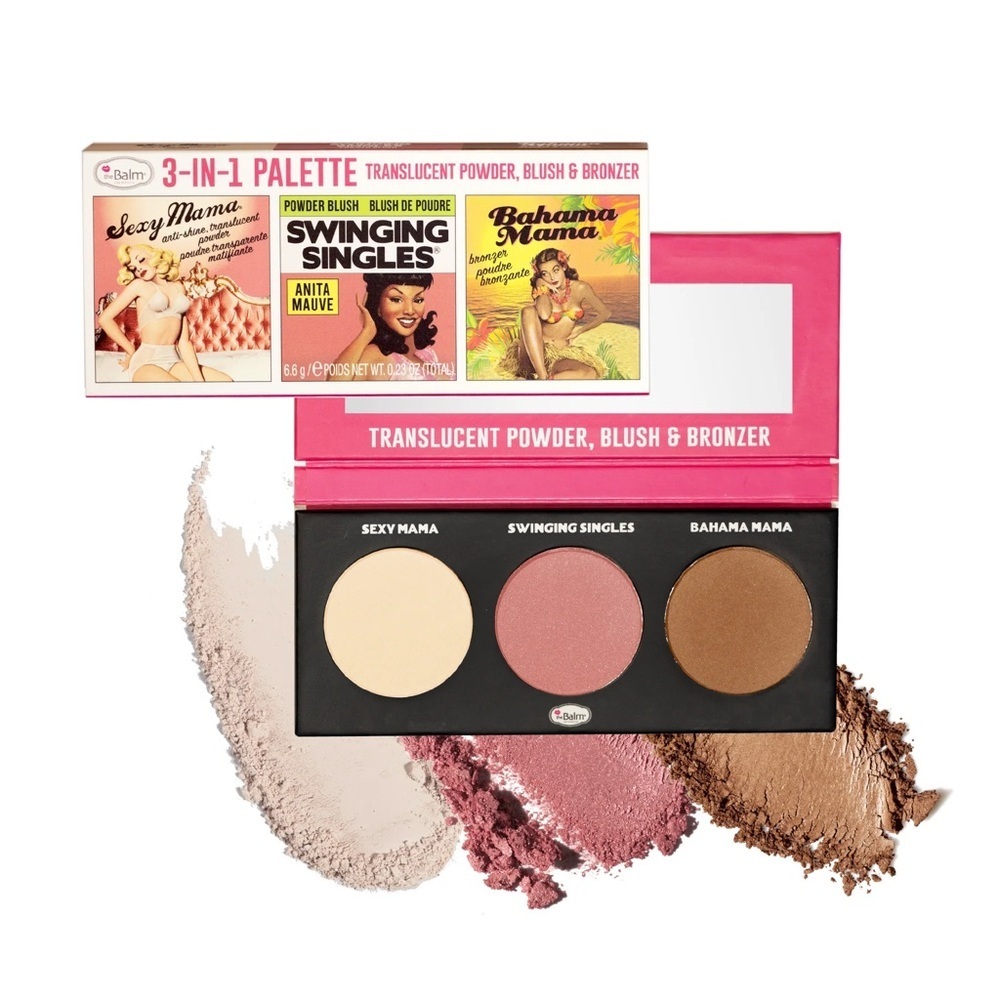 NWT theBalm 3-In-1 Palette Trio